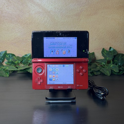 Console nintendo 3ds rossa - console,