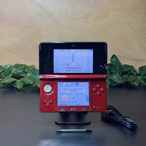 Console nintendo 3ds rosso - console,