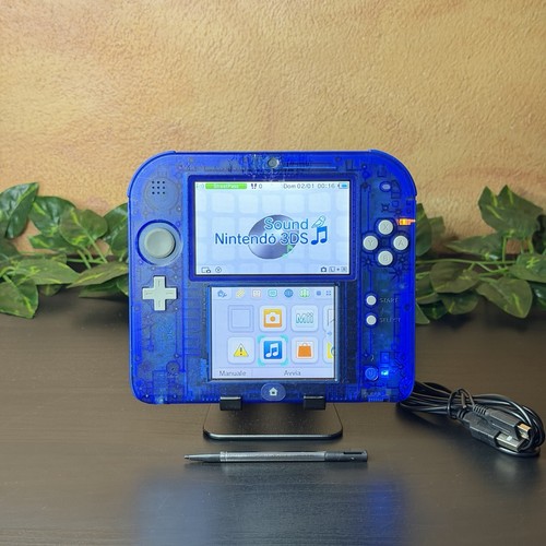 Nintendo 2ds blu - 2ds, trasparente
