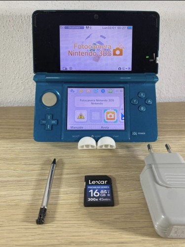 Nintendo 3ds aqua console - nintendo,