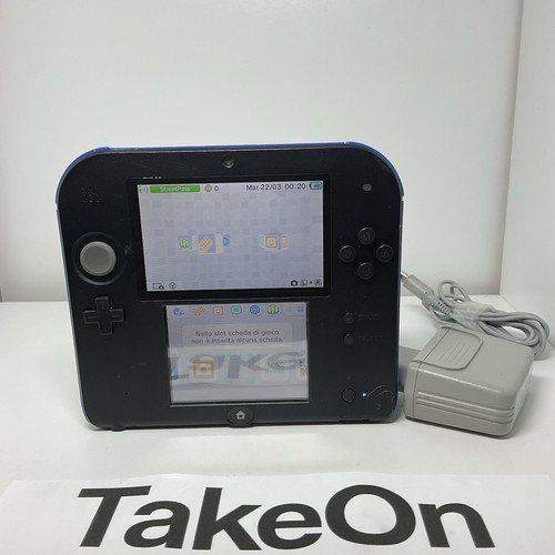 Nintendo 2ds nero - blu, con