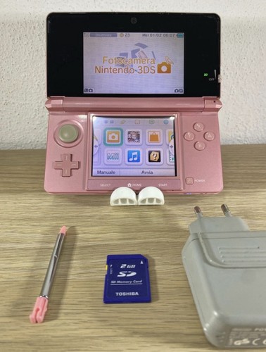 Nintendo 3ds rosa completo - nintendo, di